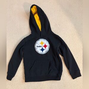 Steelers Kids Black Hoodie 5/6-M